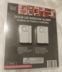 Easy Home Door Or Window Security Alarm 2-Pack New ; 56670 ; Batteries Included - Picture 1 of 3