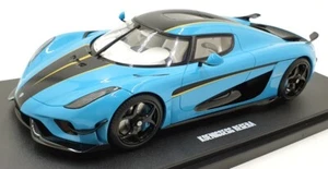 GT Spirit 1/18 Scale Resin GT881 - Koenigsegg Regera - Blue/Black - Picture 1 of 5