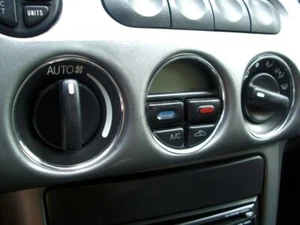 Fits Ford Cougar Mercury Chrome Heater Rings Polished Alloy Trim Surrounds x3 - Picture 1 of 7