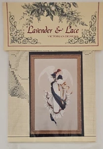 Vtg.'91 "Angel of Hope" Lavender & Lace Victorian Design Needlepoint Pattern - Picture 1 of 12