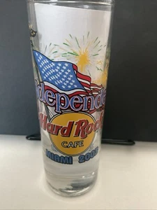 Hard Rock Café - Miami - Día de la Independencia 2003 - Shooter Shotglass 4" - Envío Gratis - Imagen 1 de 1