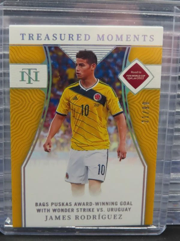 2022 National Treasures FIFA World Cup James Rodriguez Treasured Moments #21/99