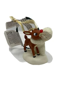 Department 56 Snowbabies I Would Even Say It Glows Rudolph - Picture 1 of 3