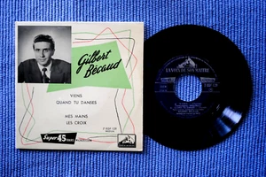 GILBERT BECAUD / EP LA VOIX DE SON MAITRE 7 EGF 129 / BIEM 1954 (F) - Imagen 1 de 2