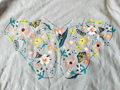 Новый с Ярлыками Columbia молодежи девочек соты скалы цветочный бабочка пчелы графический футболка XL - Изображение 1 из 4