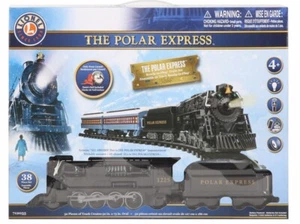 The Polar Express Lionel Train Set 712055 w/ Remote & Sound 38 PC Christmas - Picture 1 of 9