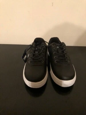 NUEVO Polo Assn. de Estados Unidos para niños jóvenes Zapatillas Tenis/Zapatillas Talla 4 Negras con Caja Foto 1 de 4