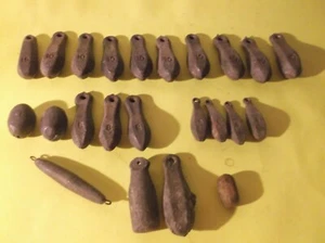 BANK SINKER LOT ETC (2) 12 OZ (10) 10 OZ (5) 8 OZ (5) 5 0Z (1) 3OZ - Picture 1 of 1