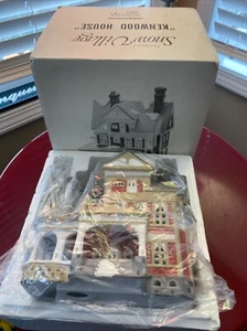 Dept. 56 Snow Village "Kenwood House" #5054-7, 1990 Original Packaging Open Box - Picture 1 of 12