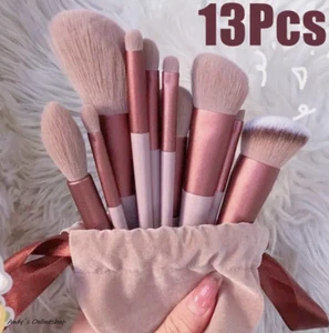 13tlg Make up Pinsel Set Schminkpinsel Kosmetikpinsel Lidschatten Premium Pinsel - Bild 1 von 6
