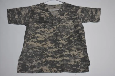 Blusa Médica Nurse Joe Military Digital Camuflada Cuello en V Talla S Foto 1 de 4