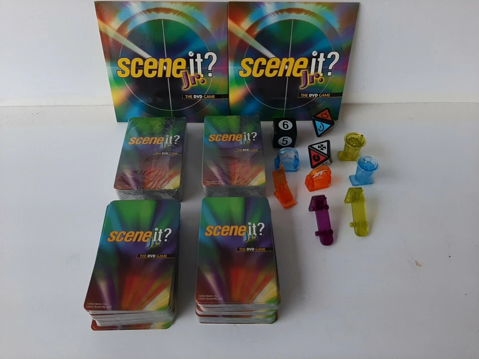 Scene It Jr. The DVD Game Replacement Parts: Cards, CD's, Tokens,  Dice - Image 1 of 4