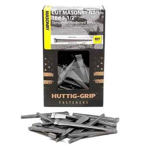 Huttig Grip 16d Cut Masonry Nail for Furring Strips Mount 3-1/2 in 5 lb 75 Nails - Picture 1 of 6
