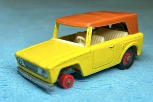Vintage Matchbox Car 1969 Lesney England #18 Yellow Field Car Jeep SNS0114 - Picture 1 of 8