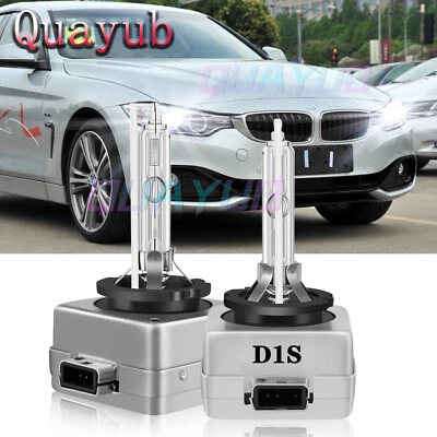 Bright D1S HID Headlight Bulbs 35W White 6000k 2x For BMW 430i 430i xDrive 2017 - Image 1 of 4
