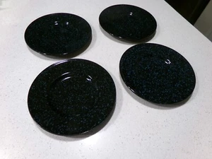 MIKASA ULTRASTONE GRANITO NERO LOTTO DI 4 PIATTI PANE - Foto 1 di 3