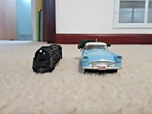 Punze Andenken Ornamente, Oldtimer und Lok - Bild 1 von 3