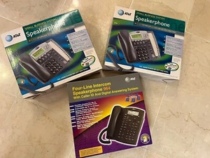 (3 in set) AT&T 964+974...4-Line Expandable Corded Phone Small Business System - Picture 1 of 14