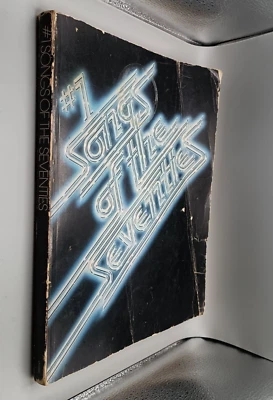 Libro de partituras vintage 1978 #1 Songs of the Seventies 238 páginas Warner Bros Rock Foto 1 de 2
