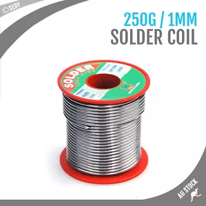 Solder Wire Spool 250g 40/60 Core Soldering Coil Plumbing Electronic Iron 1mm - Picture 1 of 3