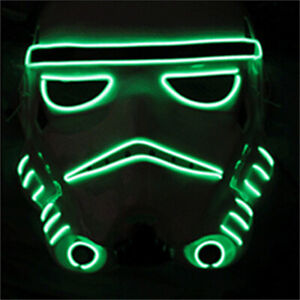 Star Wars Stormtrooper Cosplay Halloween LED Wearable Mask Helmet Headwear Props