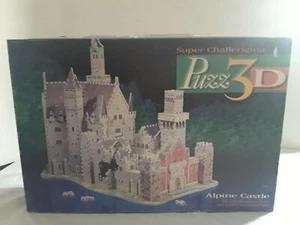 Milton Bradley Puzz 3D Alpine Castle 1000 Piece Puzzle - Picture 1 of 6