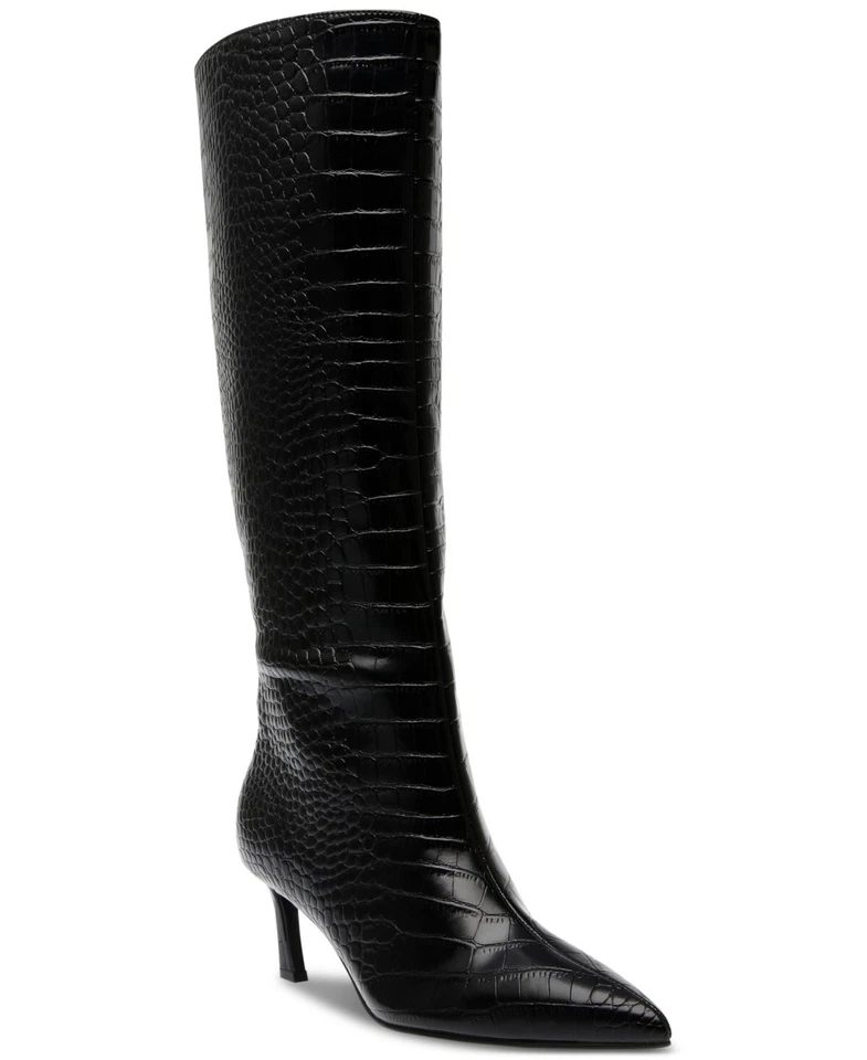 Steve Madden Lavan Kitten-Heel Dress Boots size 6  -Black- - Image 1 of 1