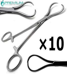 10 Pcs New Surgical Lewin Holding Forceps 7" Orthopedic Clamp Instruments - Picture 1 of 4