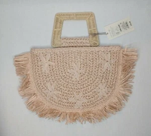 A New Day Responsible Style Handbag Single Handle Paper Fiber Purse Boho - Picture 1 of 9