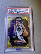 2022 Prizm Monopoly Stephen Curry Gold Money Shimmer #PS6 76/500