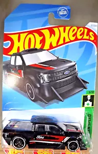 2024 Hot Wheels #37 HW Green Speed 5/10 FORD F-150 LIGHTNING CUSTOM Black w/DD8s - Picture 1 of 5
