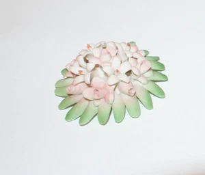 Bouquet Pic Capodimonte Originale Con Fiori Autentico authentic porcelain Italy - Picture 1 of 1