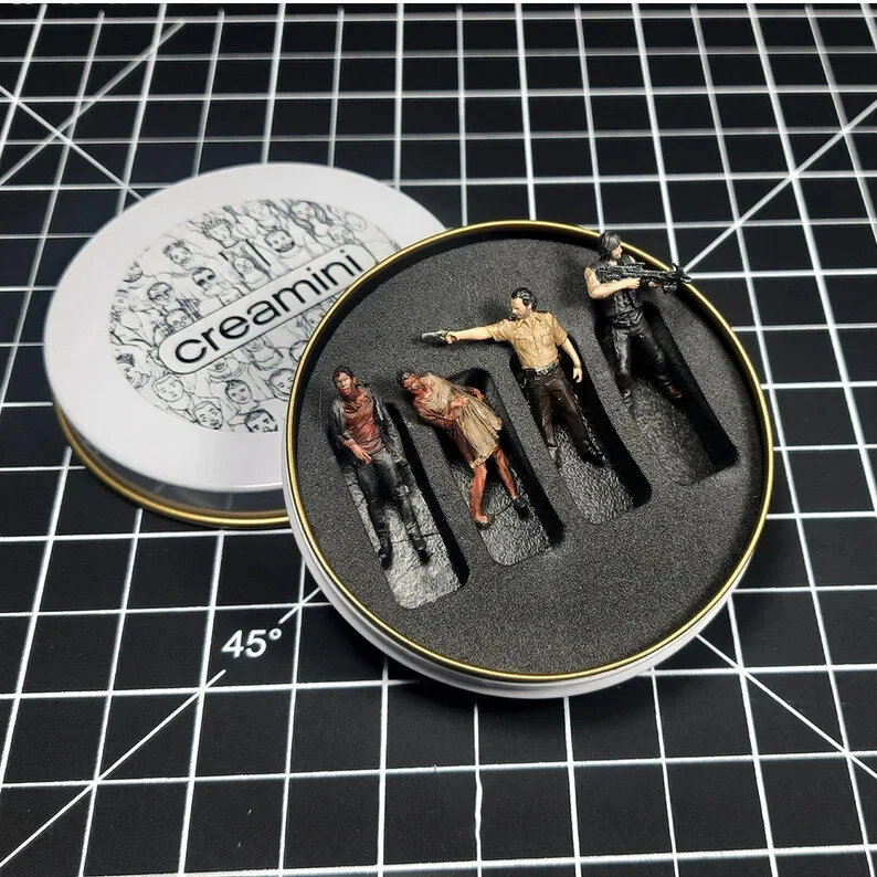 Artículo de coleccionista / Limitado / Juego de figuras pintadas a mano escala 1:64 de The Walking Dead Foto 1 de 4