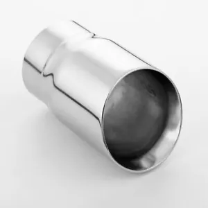 Universal Stainless Steel 3" Inlet Exhaust Tip 3.5" Out Angle Cut 5.67" Long - Bild 1 von 6