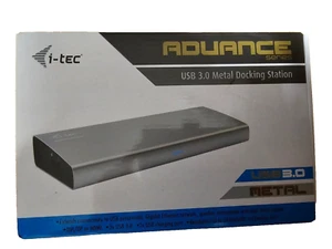 i-tec USB 3.0 / USB-C Dual Display Dockingstationen - Space Grey (CADUAL4KDOCK) - Bild 1 von 3