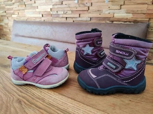 2x Kinderschuhe, Stiefel, Halbschuhe, Deichmann, Bärenschuhe, Gr. 21, sehr gut - Bild 1 von 9