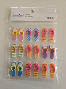 Adesivi per scrapbooking FLIP FLOPS da collezione - Foto 1 di 1