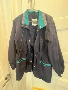 Vintage Basic Editions Jacket Womens Size Small Navy Blue - Picture 1 of 3