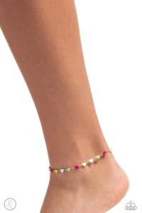 Accesorios de Joyería Paparazzi - Delicia Bailar - Multi Tobillo - ¡NUEVOS!¡! - Imagen 1 de 4