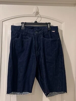Element x Burleys 2.0 Raw Hem denim shorts size 32 - Image 1 of 4