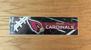 NFL Arizona Cardinals Bumper Sticker One Size - Picture 1 of 1