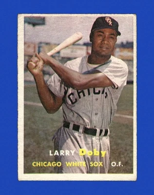 1957 Topps Set-Break #85 Larry Doby en muy buen estado-en muy buen estado *GMCARDS* Foto 1 de 2
