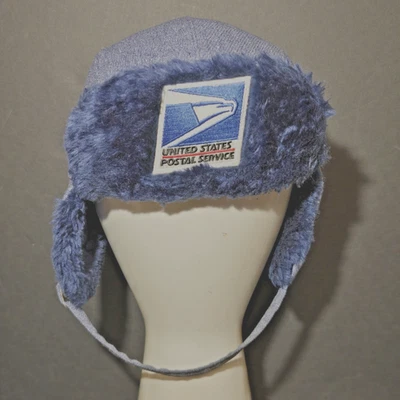 De colección USPS Servicio Postal Cartero Invierno Piel Trampero Sombrero Mentón Correa XL Foto 1 de 4
