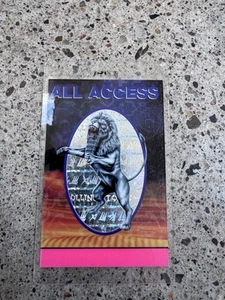 Rolling Stones 97/98 All Access Pass - Bridges to Babylon Tour Laminate Pink - Picture 1 of 2