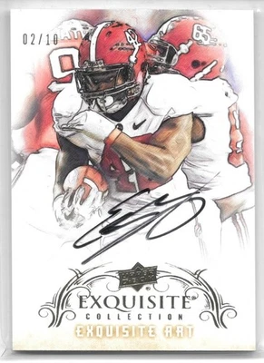 Eddie Lacy 2013 Upper Deck Exquisite Collection Art Auto #2/10 - Image 1 of 2
