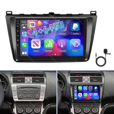Android 15.0 Para Mazda 6 2009-2013 4+64G Apple Carplay Coche Estéreo Radio GPS WIFI Foto 1 de 4