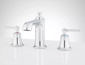 Neue Chrom Cooper breite Badezimmer Wasserhahn - Signature Hardware - Bild 1 von 3