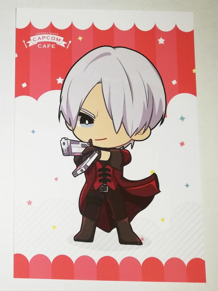 Devil May Cry Dante DMC1 Postcard Bonus Capcom Cafe 6th - Image 1 of 1
