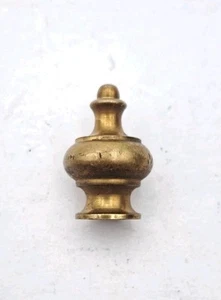 Antique / Vintage Finial Lighting Parts Cast Brass Old Lamp Hardware - Picture 1 of 9