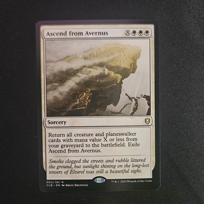 Ascend from Avernus - Extended Art - NM - Battle for Baldur's Gate - MTG  - Image 1 of 2